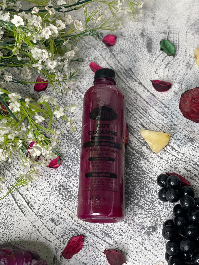 Gut cleanse (purple cabbage & apple)